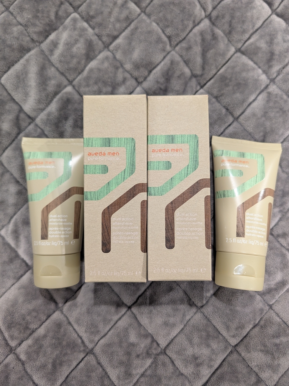 Aveda Men Pure-Formance Dual Action Aftershave Balm - Green/Tan